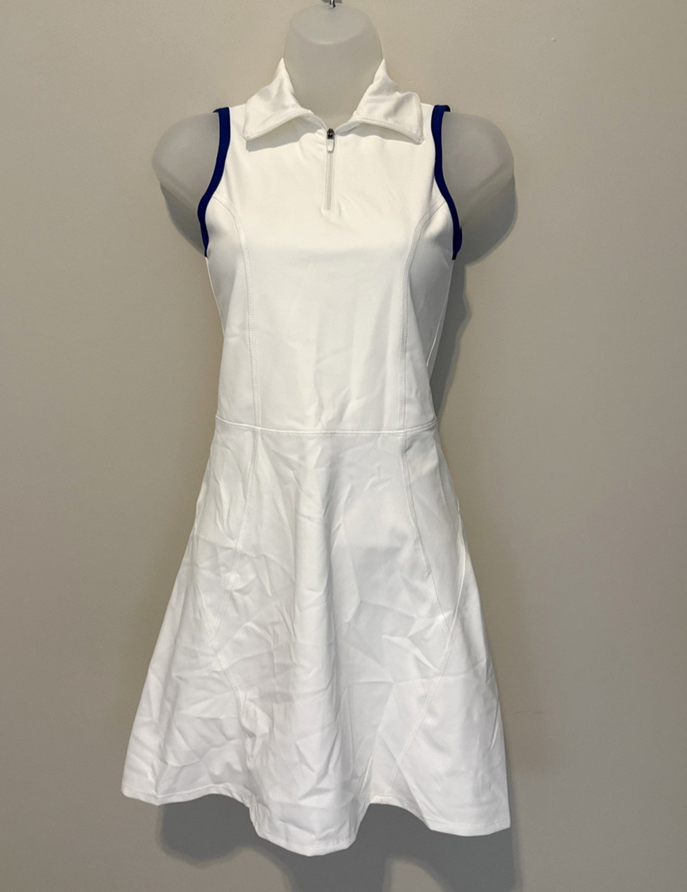 Sincerely Jules Active Sleeveless White Tennis Pickleball Dress Womens Size XS